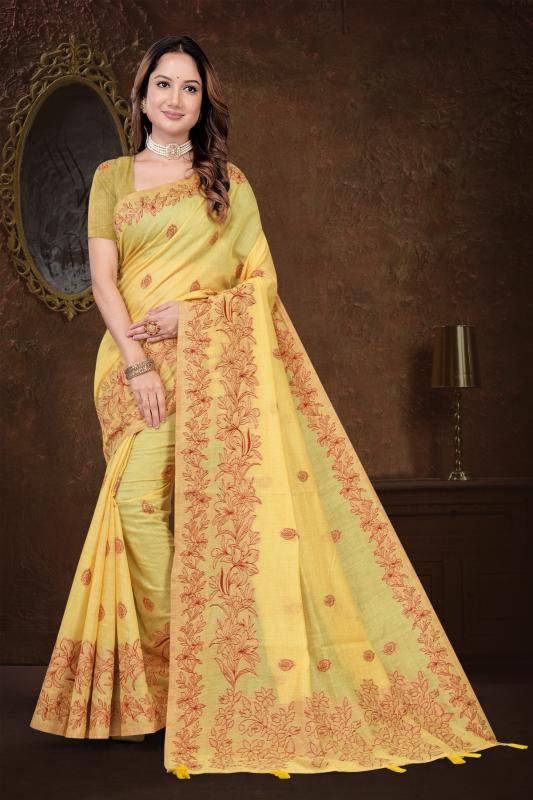 Tulsi WEC-1000 cotton Saree suppliers